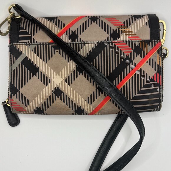 ! EUC Vera Bradley Plaid Crossbody Wallet Bag ! - Picture 3 of 4